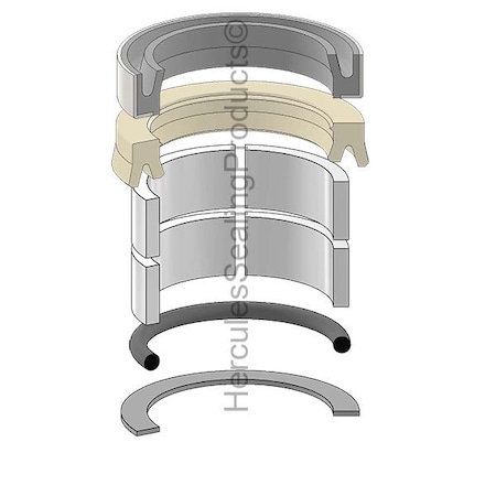 Clark Lift Trucks - After Market Parts Hydraulic Cylinder Repair Kit- RK-P-U-1-2.000 1811691